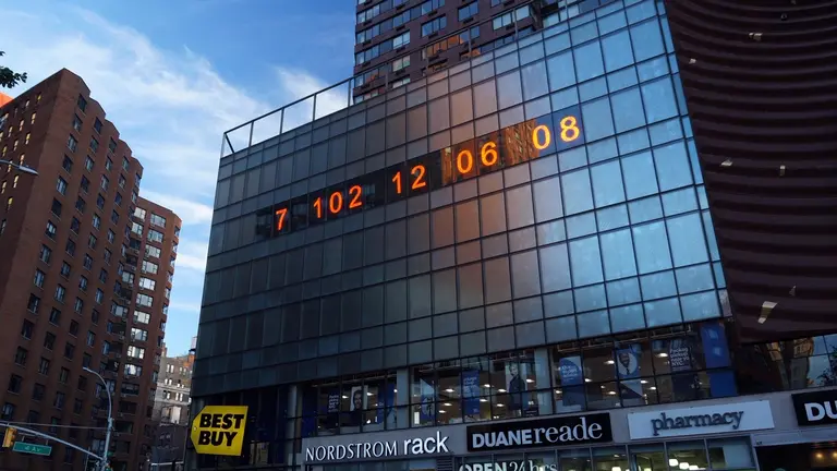 In Union Square, a massive ‘climate clock’ counts down to Earth’s deadline