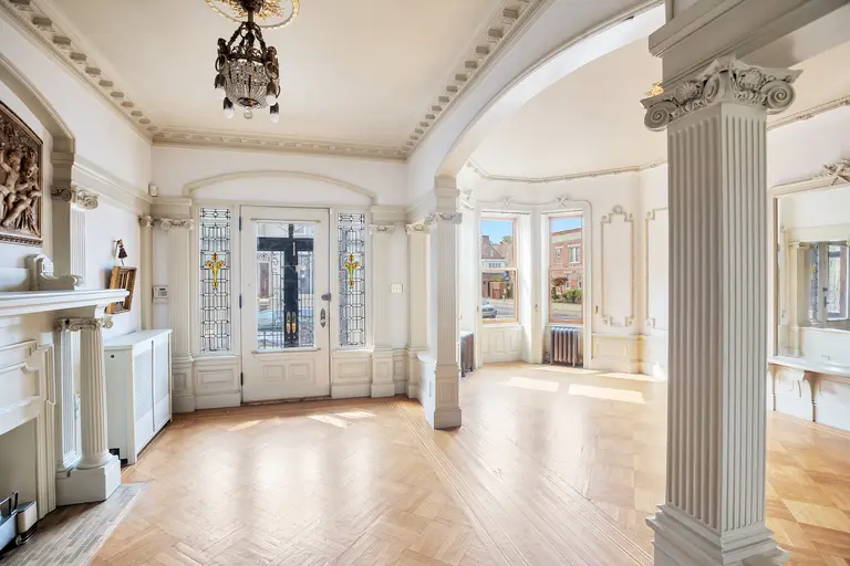 $2.75M Prospect Lefferts Gardens mansion is dripping with pre-war opulence