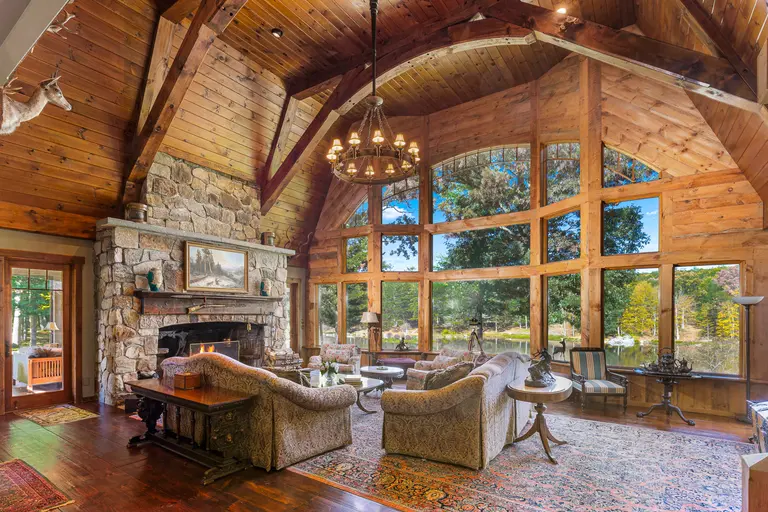 For $4.7M, live in this amazing upstate lodge set on 125 acres