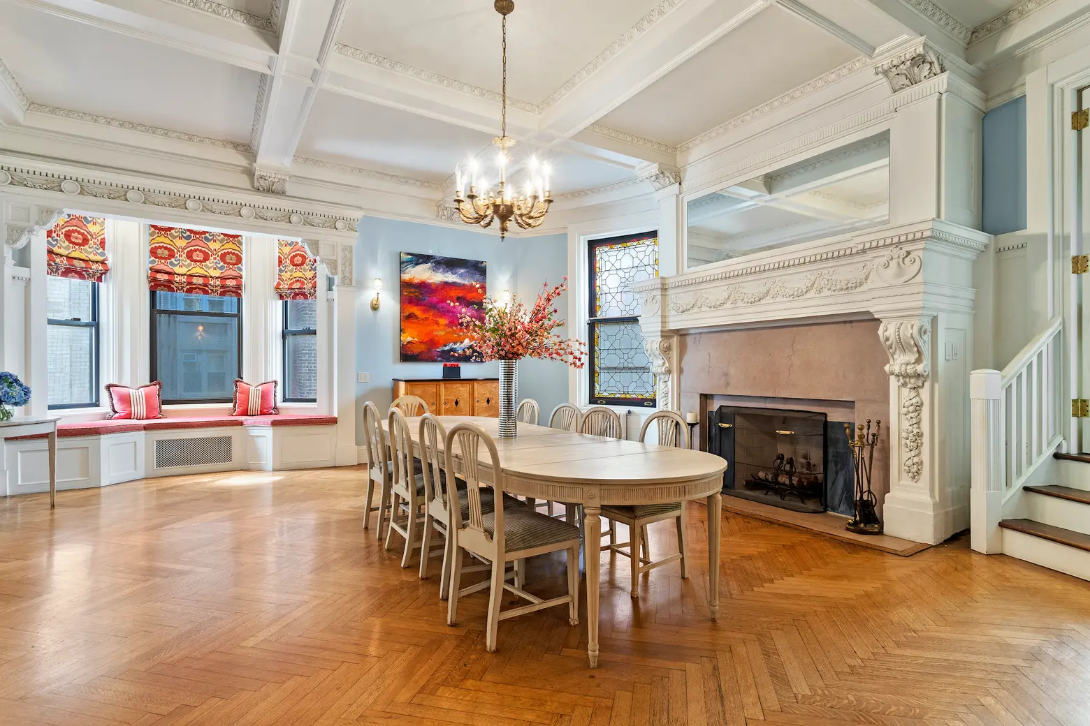 Classic Beaux-Arts details abound at this $3.2M Upper West Side three-bedroom