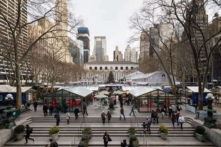 Ice skating rink and holiday market to open at Bryant Park’s Winter Village this month