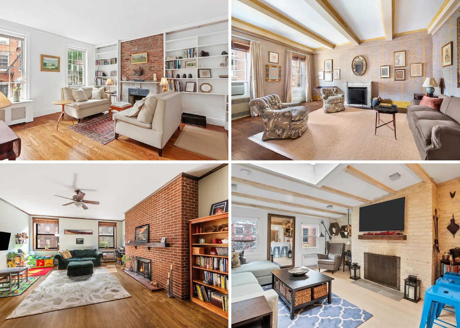7 NYC apartments with fireplaces for under $1M