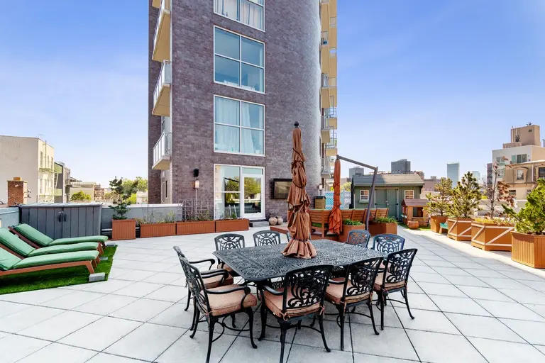 $1.15M Astoria condo has a terrace twice the size of the apartment