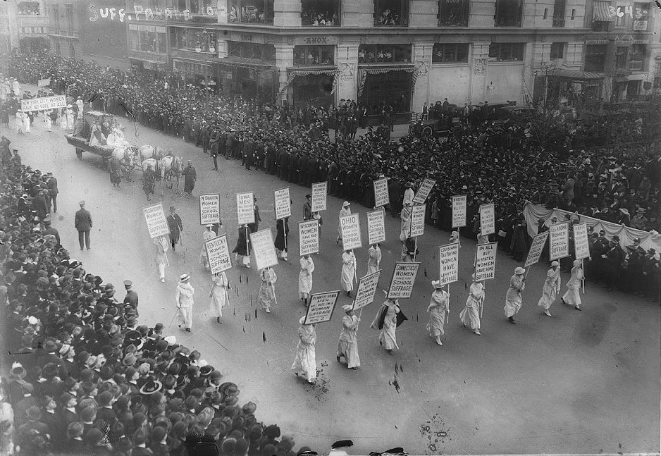 On October 23, 1915, tens of thousands of NYC women marched for 