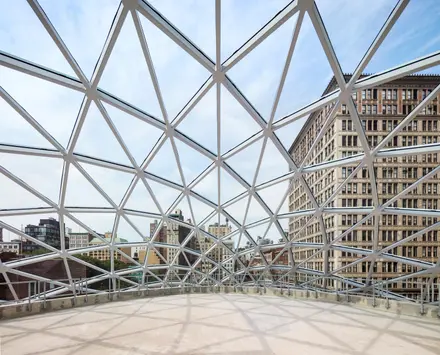 Go inside the new glass dome atop Union Square’s Tammany Hall | 6sqft