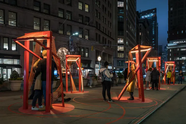 Flatiron’s new holiday art installation connects New Yorkers from a distance