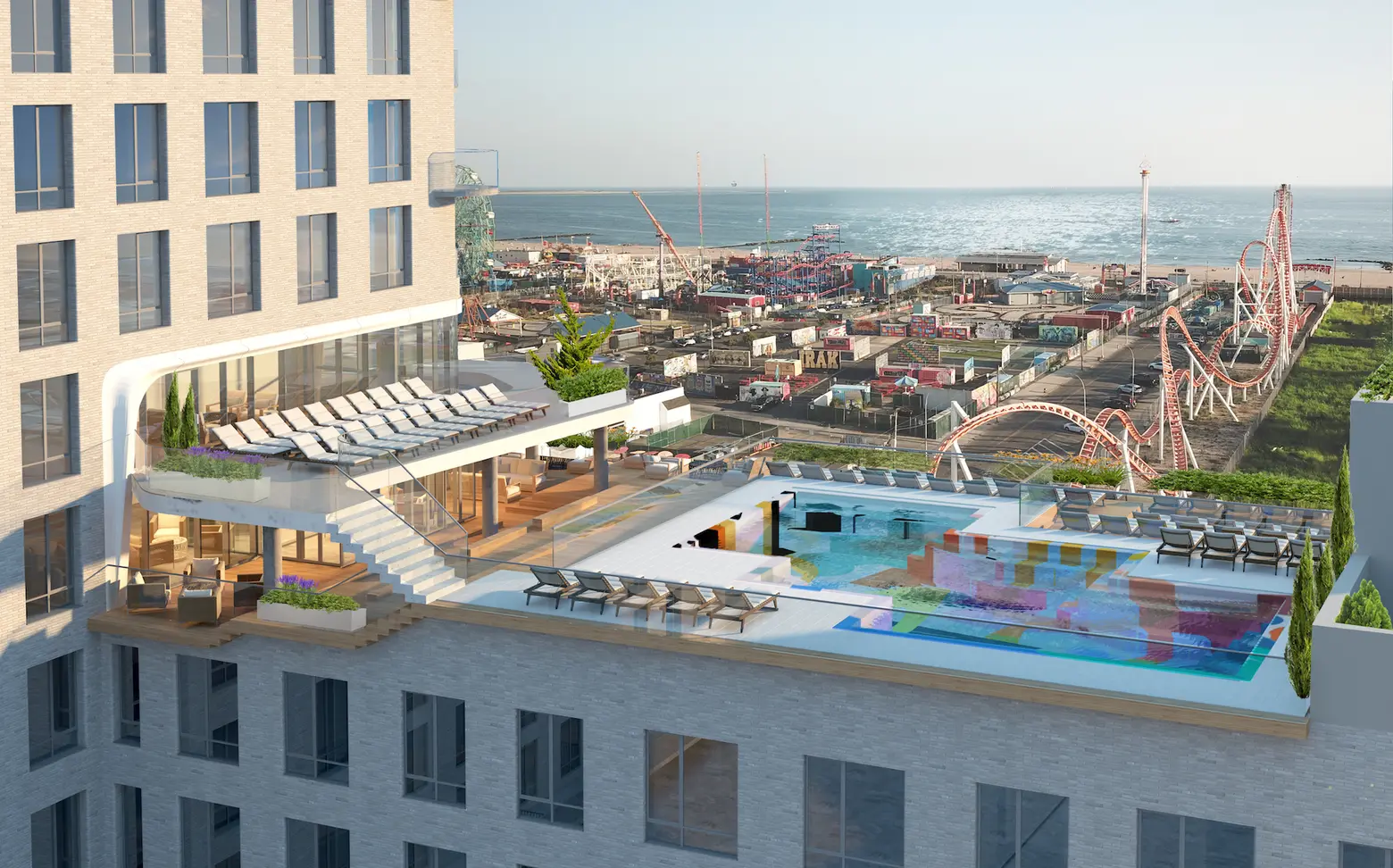 Proposed Coney Island complex has 461 units and outdoor pool with ocean views
