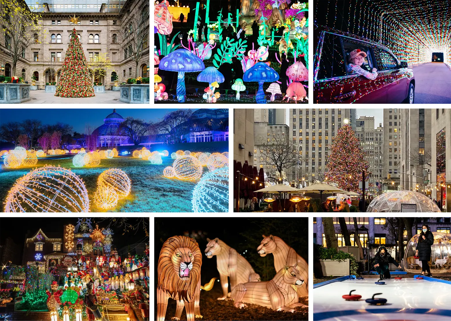 Drive-through light shows, outdoor activities, and more: NYC’s best holiday events in 2020