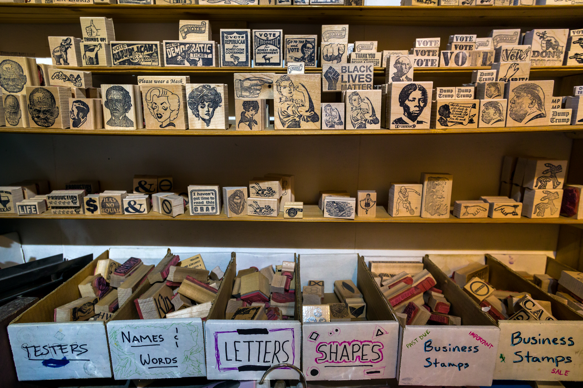 Inside Casey Rubber Stamps How this tiny rubber stamp shop has