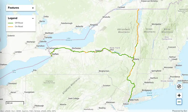 Running from NYC to Canada, 750-mile Empire State Trail is now complete