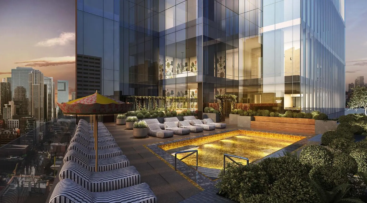 Nomad’s glassy Virgin Hotel will have a rooftop pool and bar