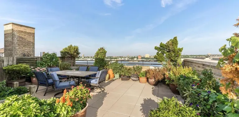 Lovely alcove studio in Morningside Heights has a 600-square-foot terrace for $650K