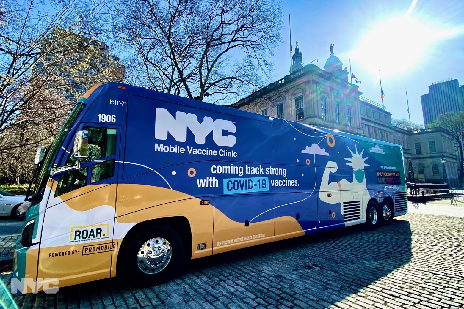 Mobile vaccine bus launches in New York City this week