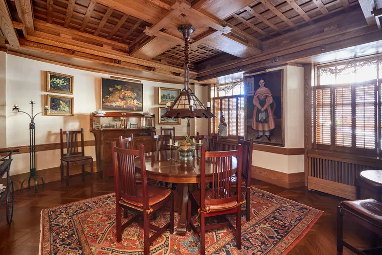 Historic woodwork is everywhere you look at this $3M Upper East Side maisonette