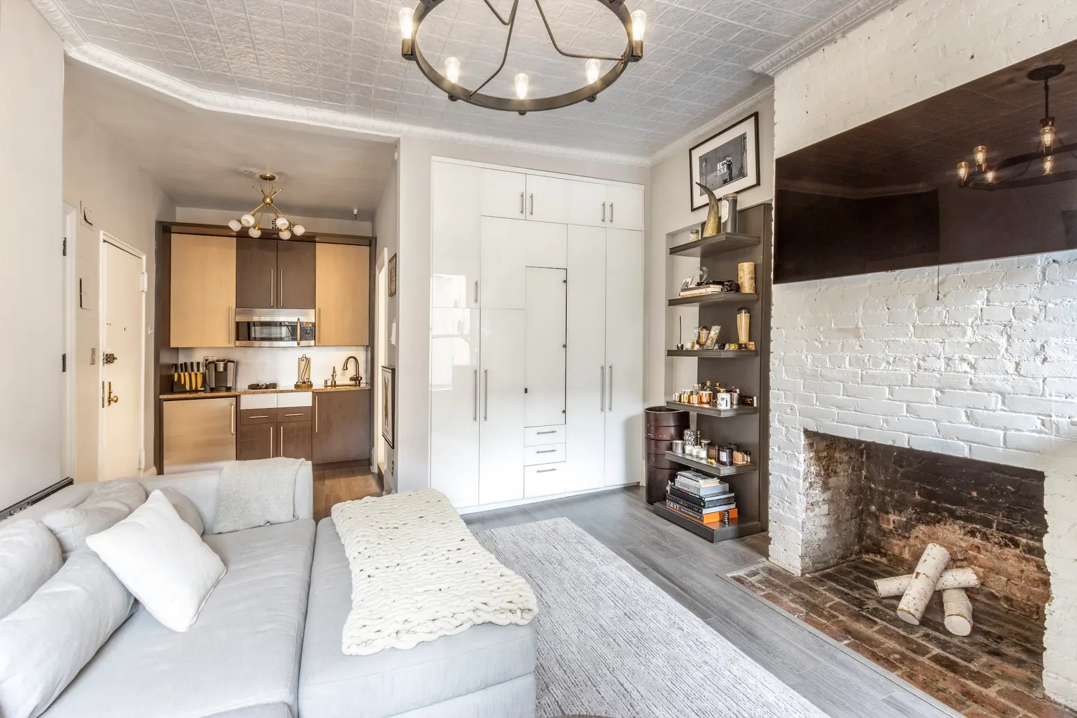 For $750K, this petite one-bedroom in the West Village feels like an urban cabin