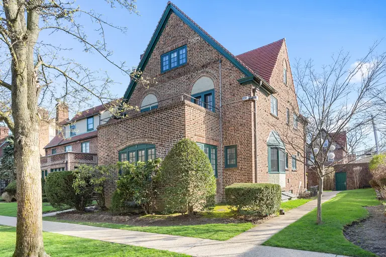 A stately brick Tudor in Forest Hills Gardens just hit the market for $2.6M