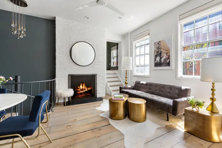 Modern glamour comes to a historic Hudson Square townhouse for $1.35M