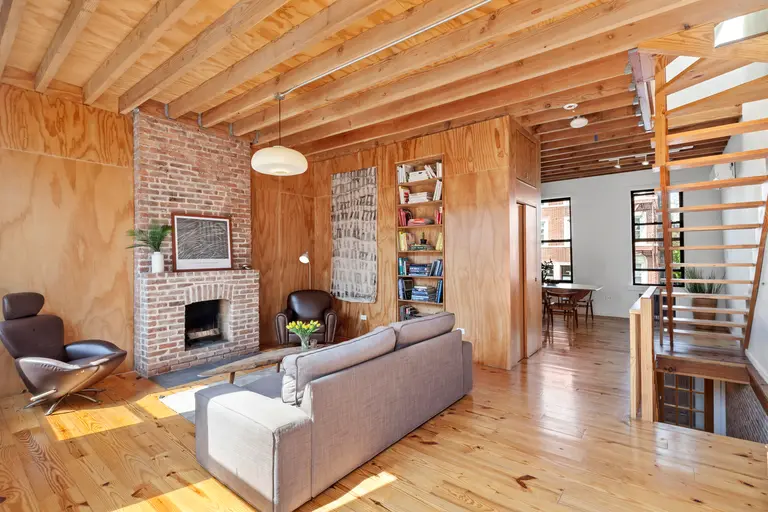 Just off Greenwood Cemetery, this modern and bright townhouse is asking $2.15M