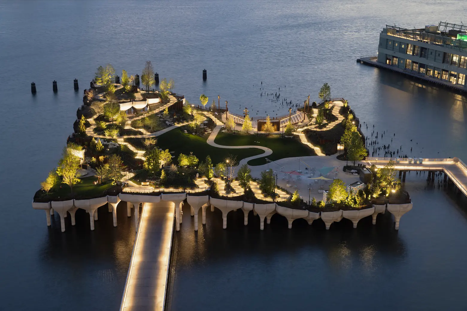NYC’s newest park Little Island finally opens on the Hudson River