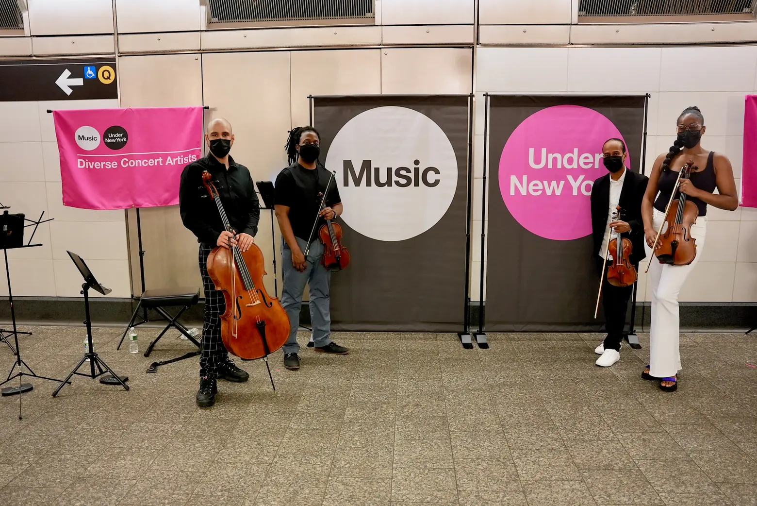 Live performances return to the subway as part of ‘Music Under New York’ program