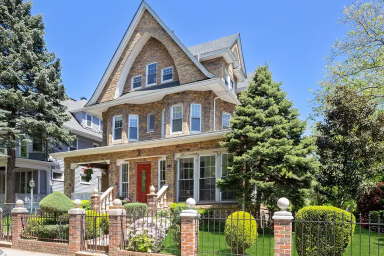For $2.5M, this historic Victorian in Ditmas Park has a suburban yard and two-car garage
