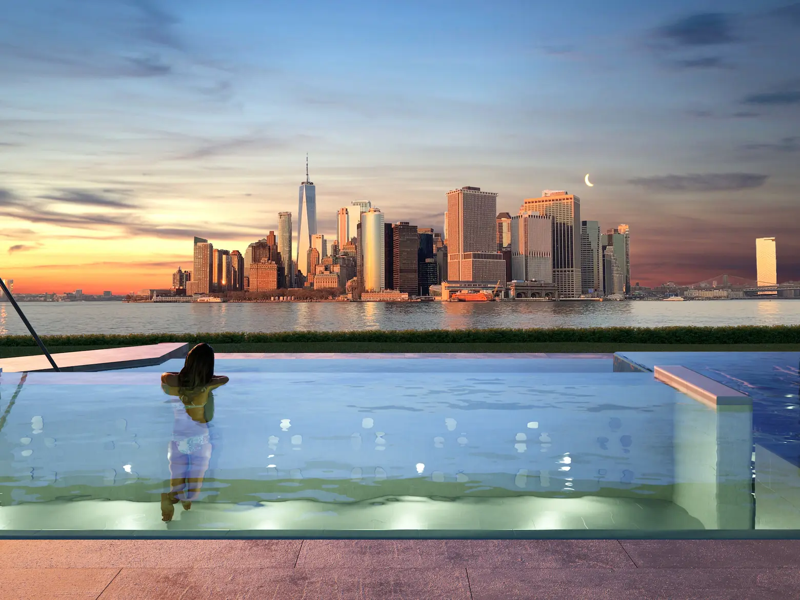 An Italian spa with outdoor thermal pools will open on Governors Island this summer