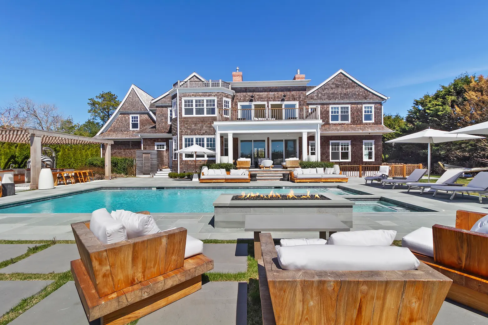 $6.8M serene Southampton mansion has custom meditation room and outdoor yoga platform