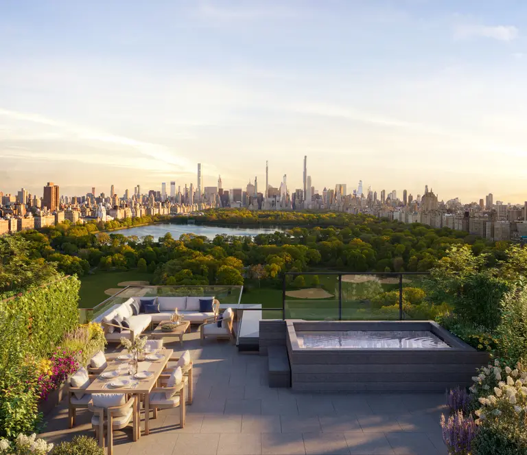 For $4.75M, this Harlem penthouse has a rooftop jacuzzi and direct Central Park views
