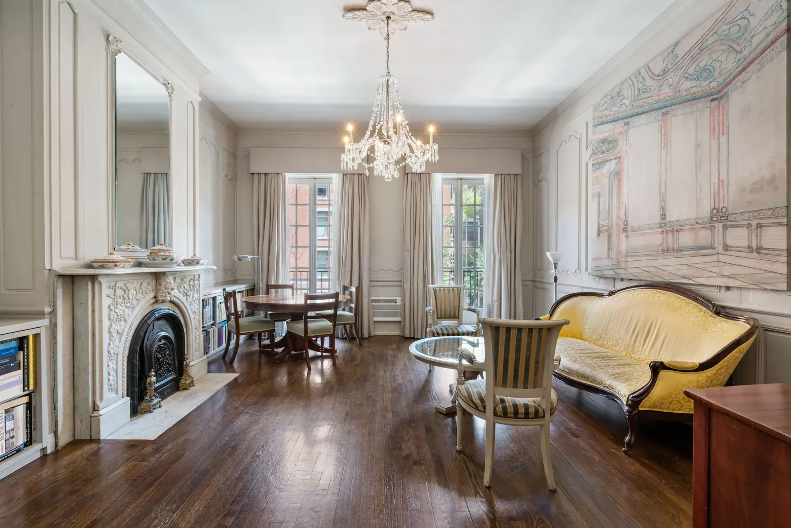 On a historic block in Chelsea, an elegant one-bedroom asks $1.6M