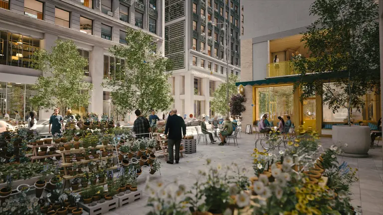 See NYC’s Flower District transformed with public courtyards, outdoor markets, and more