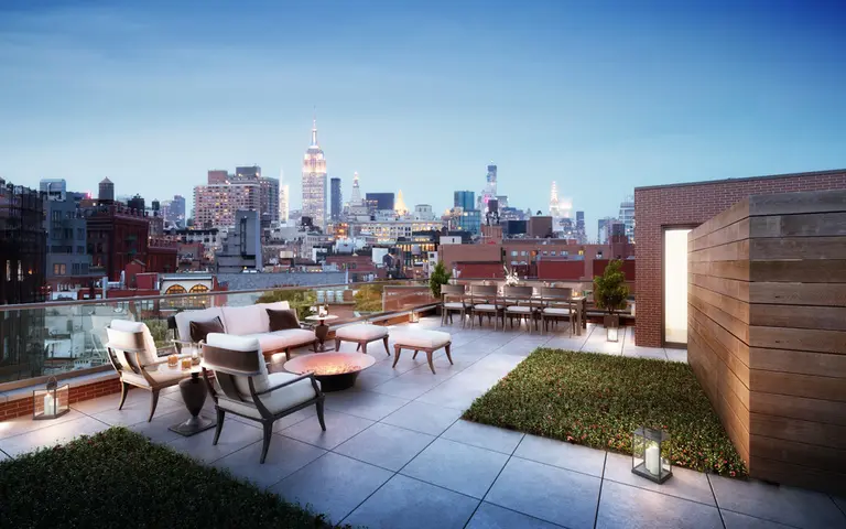 $8.25M Nolita penthouse has a roof deck with World Trade Center and Empire State Building views