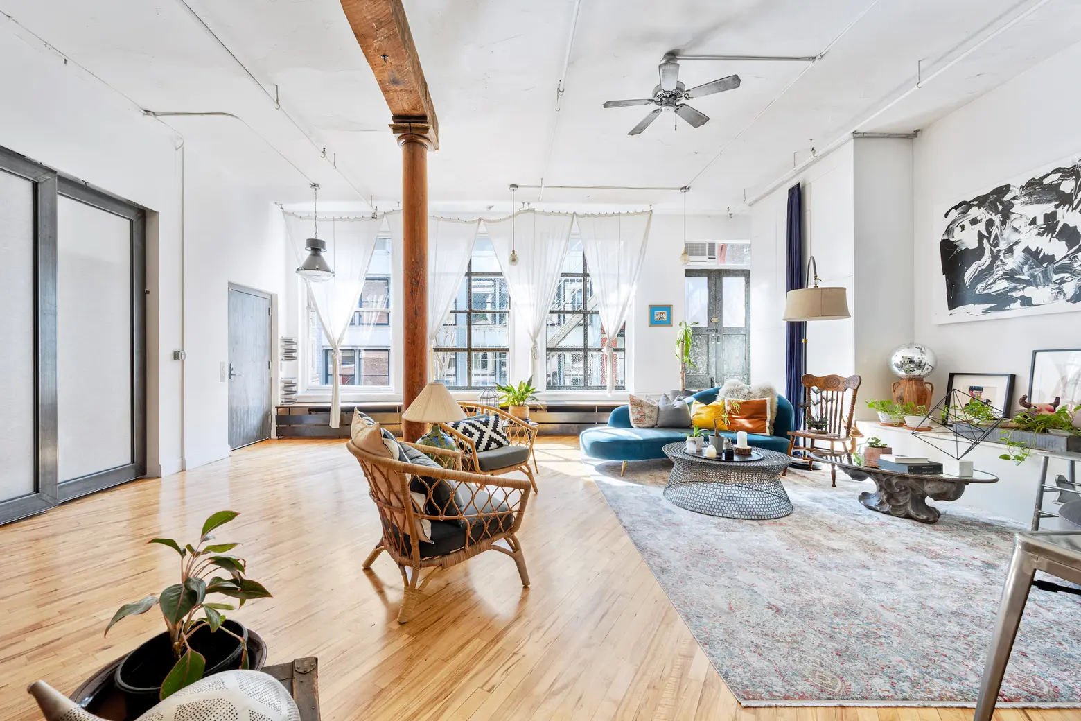 Spacious, light-filled Lower East Side artist's loft lists for