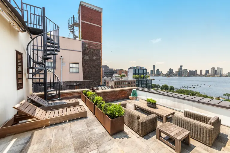 Get amazing Hudson River views from every room at this $3.9M Hudson Square penthouse