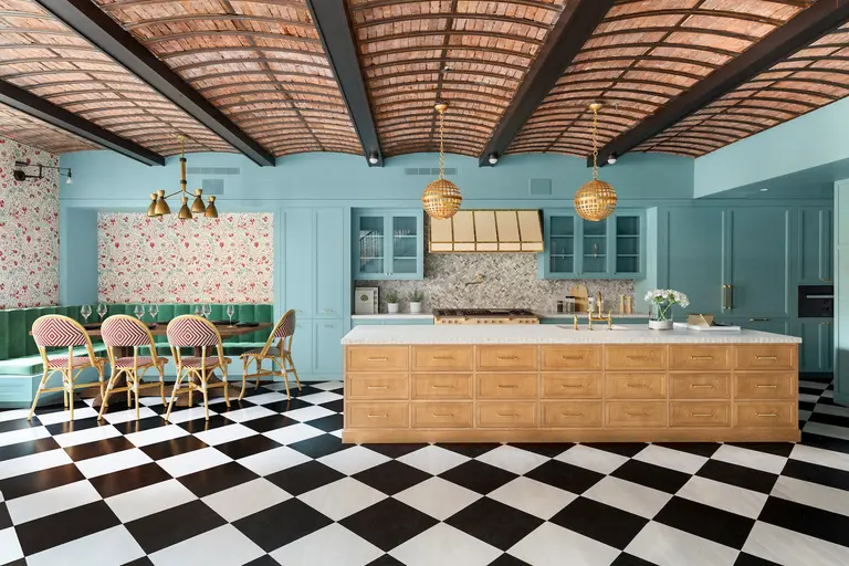 Famous restaurant designer outfitted this $18M Soho duplex with colors, patterns, and playfulness