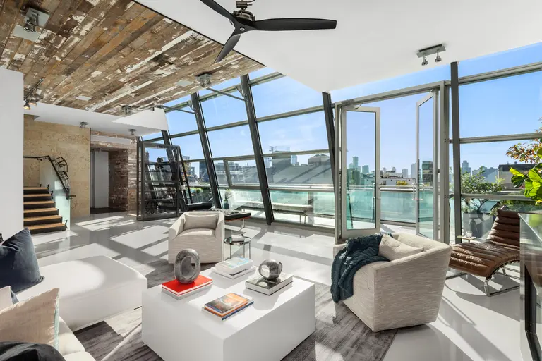 $10M Hudson Square penthouse has 1,650 square feet of terraces overlooking the river