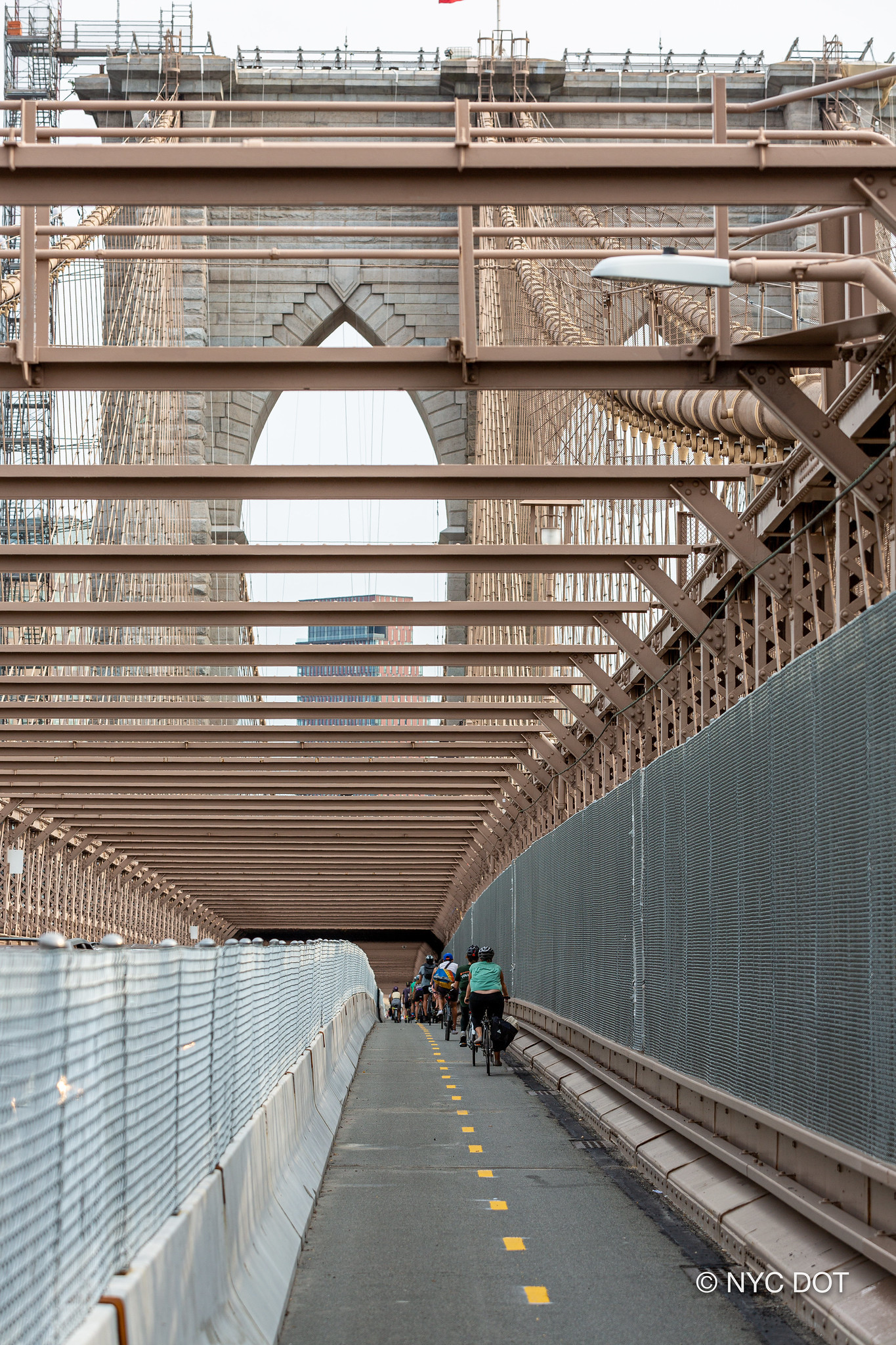 Brooklyn bridge bike discount path