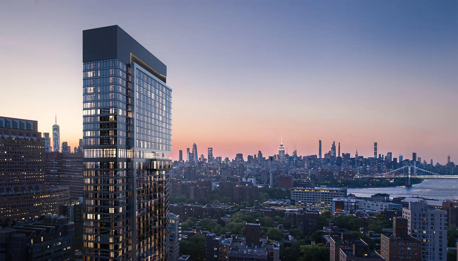Leasing launches at The Willoughby, a new 476-unit rental in Downtown Brooklyn