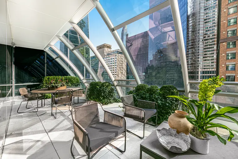 Asking $4.2M, this Billionaires’ Row condo is one of only two One57 units with a private balcony