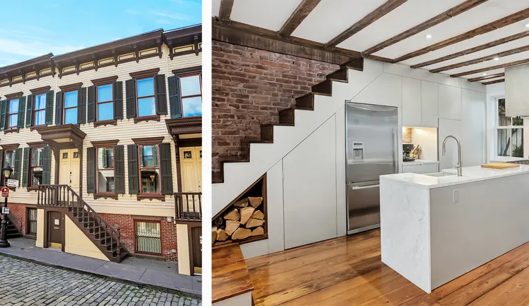 On Washington Heights’ hidden Sylvan Terrace, a modernized wooden rowhouse asks $1.8M
