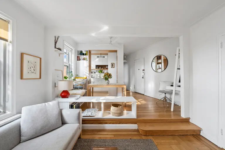 $625K Park Slope one-bedroom is full of space-saving built-ins