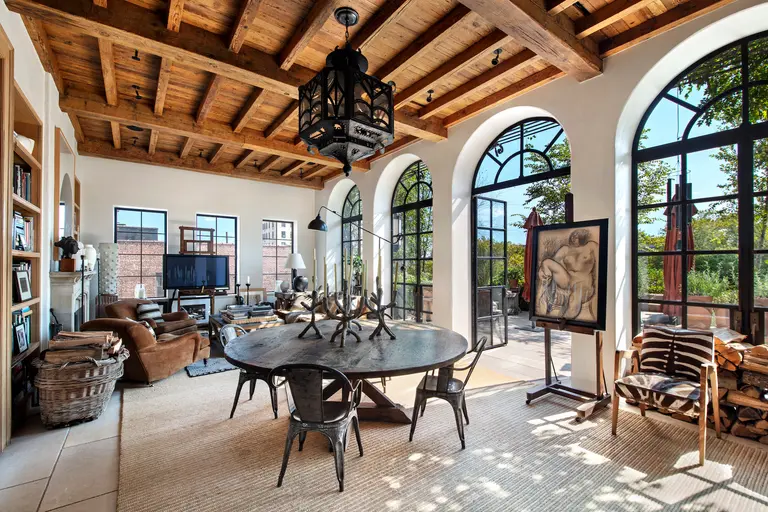 $7.95M penthouse overlooking St. Marks Church has a Spanish Mission feel atop the East Village