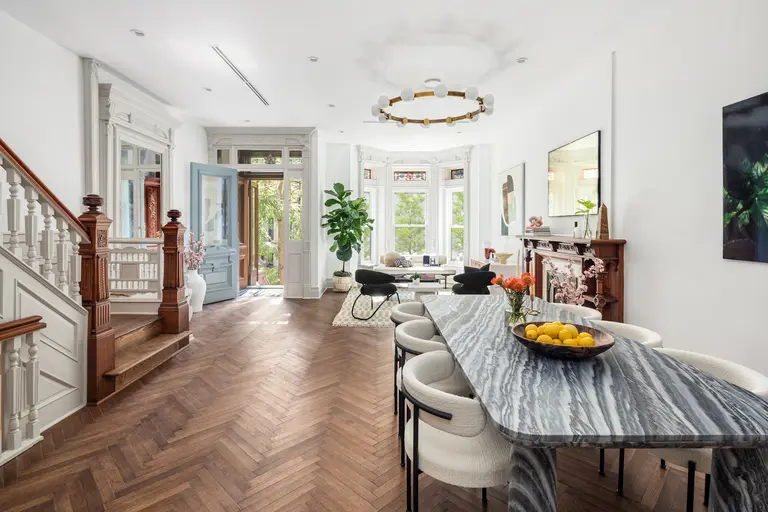 For $7.5M, a family-friendly Brooklyn brownstone on a park block