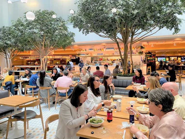 New food hall The Hugh opens in Midtown’s Citigroup Center, with 17 restaurants under one roof