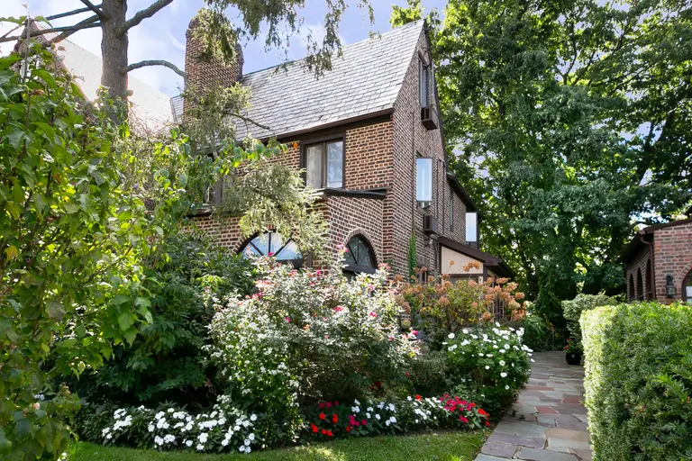 A charming brick Tudor on a tree-lined street in Forest Hills is asking $1.7M