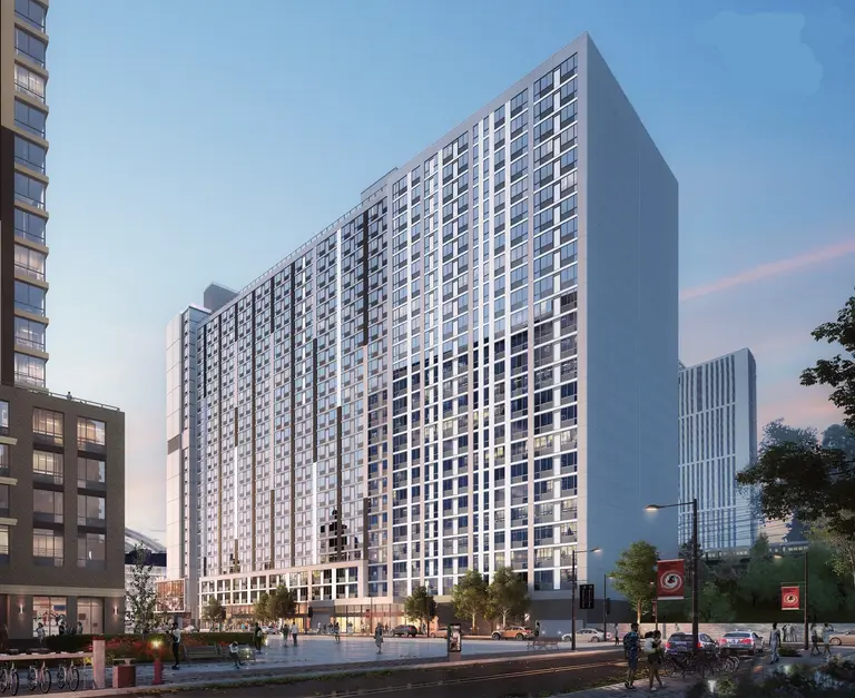 353 mixed-income apartments available at 25-story rental in Jamaica, from $683/month