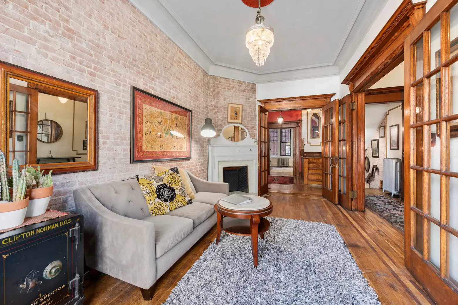 For $2.5M, this five-story Georgian townhouse on Strivers’ Row is a well-preserved Harlem gem