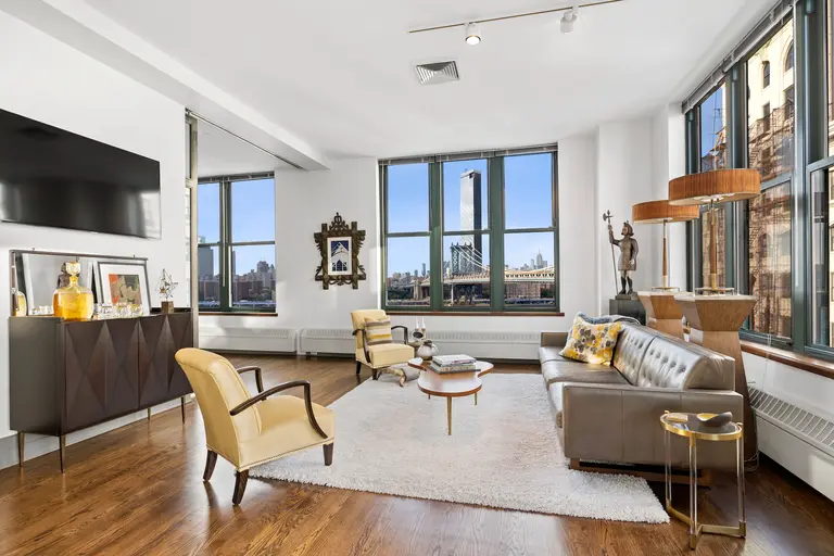 This $4.5M penthouse has the breathtaking bridge and Manhattan skyline views you only get in Dumbo