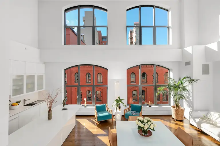 This $4.25M Tribeca duplex loft comes with possibilities and planted terraces