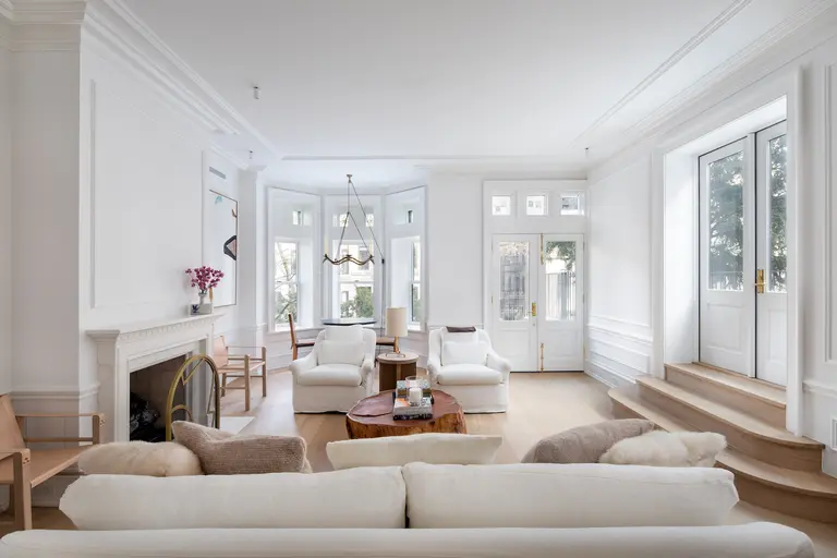 $12M Park Slope townhouse with four terraces, a garage, and gym was formerly eight apartments