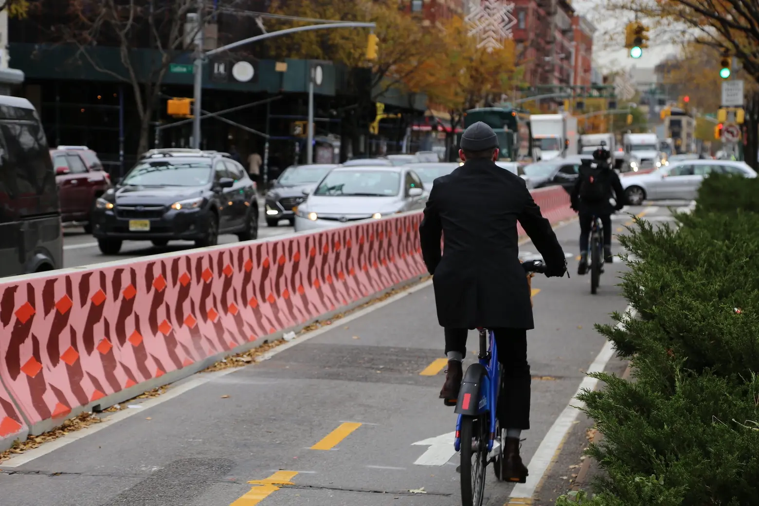 NYC begins effort to ‘harden’ 20 miles of protected bike lanes